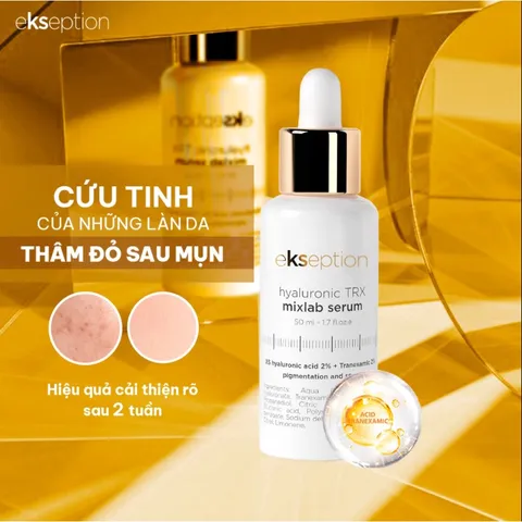 Serum Ekseption Hyaluronic TRX 75ml - Tinh Chất Làm Sáng Da, Giảm Nám với 3% Tranexamic Acid, Xuất Xứ Tây Ban Nha
