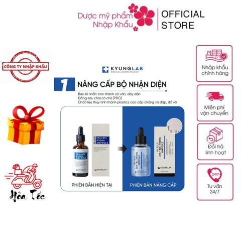 Serum HA B5 KyungLab Hydra Ampoule 50ml - Cấp ẩm, làm căng bóng và trắng da, phù hợp cho mọi loại da, hàng nhập khẩu từ Hàn Quốc