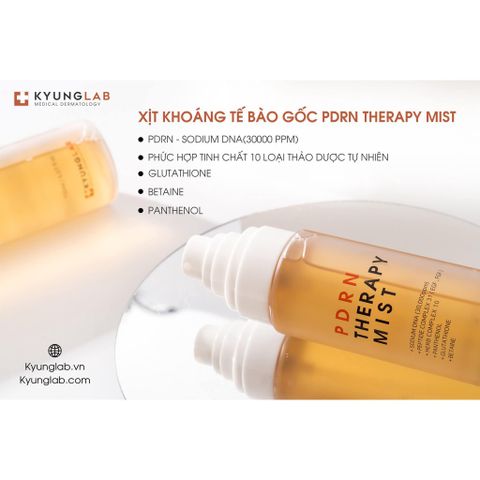 Xịt Khoáng Kyung Lab PDRN Therapy Mist 150ml - Dưỡng Ẩm, Tái Tạo Da, Phục Hồi Da Mặt - Hàng Nhập Khẩu Hàn Quốc