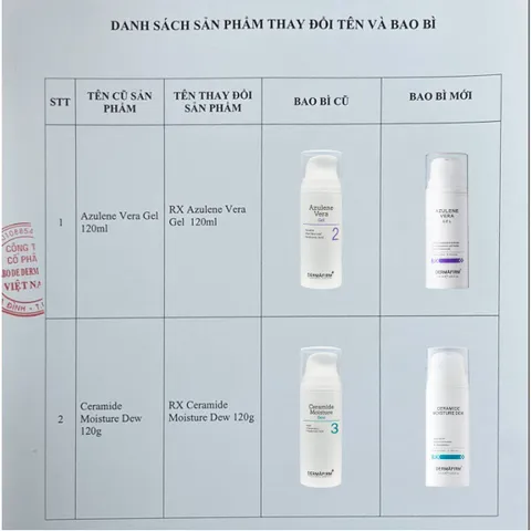 Tinh Chất Hoa Cúc Dermafirm Azulene Vera Gel 100ml - Làm Dịu và Tái Tạo Da Hàn Quốc Cho Tất Cả Các Loại Da