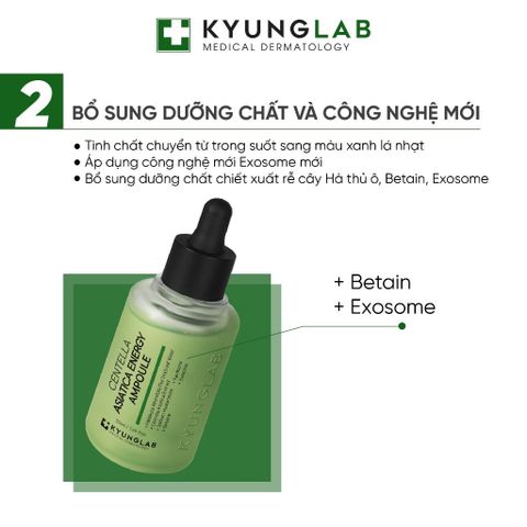 Serum Kyung Lab Acnes Centella Asiatica 50ml - Giảm mụn, kiềm dầu, mờ thâm cho da dầu và hỗn hợp - Hàng nhập khẩu chính hãng Hàn Quốc