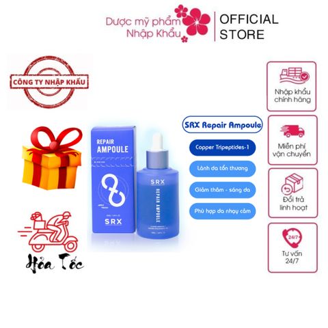 Serum SRX Repair Ampoule 50ml - Tinh Chất Phục Hồi Cấp Ẩm, Dưỡng Ẩm Cho Mọi Loại Da, Chống Lão Hóa Hàn Quốc