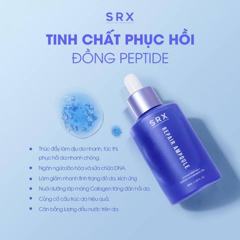 Serum SRX Repair Ampoule 50ml - Tinh Chất Phục Hồi Cấp Ẩm, Dưỡng Ẩm Cho Mọi Loại Da, Chống Lão Hóa Hàn Quốc