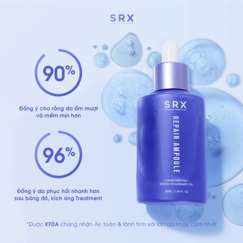 Serum SRX Repair Ampoule 50ml - Tinh Chất Phục Hồi Cấp Ẩm, Dưỡng Ẩm Cho Mọi Loại Da, Chống Lão Hóa Hàn Quốc