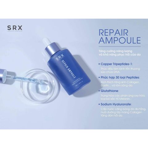 Serum SRX Repair Ampoule 50ml - Tinh Chất Phục Hồi Cấp Ẩm, Dưỡng Ẩm Cho Mọi Loại Da, Chống Lão Hóa Hàn Quốc