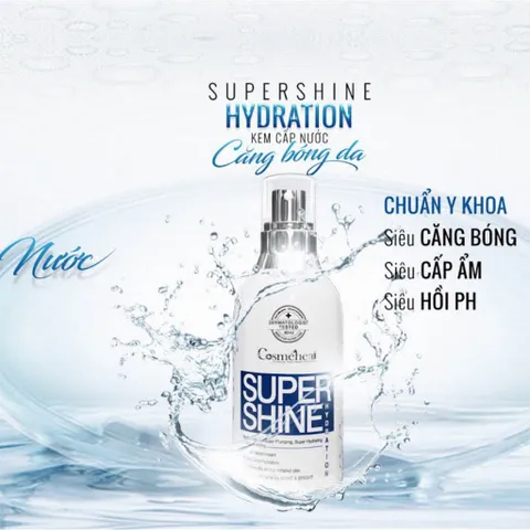 Kem Cấp Nước Cosmeheal Supershine Hydration - Kem Cấp Ẩm Chống Lão Hóa Giúp Da Căng Mịn, Tràn Đầy Sức Sống cho Mọi Loại Da