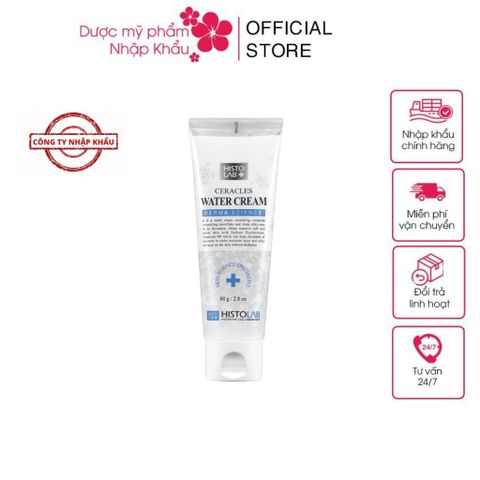 Kem Dưỡng Ẩm Bông Tuyết Histolab Ceracles Water Cream 80g - Chăm sóc da mềm mại, ẩm mượt, phù hợp mọi loại da