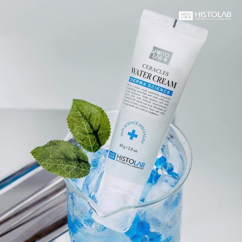 Kem Dưỡng Ẩm Bông Tuyết Histolab Ceracles Water Cream 80g - Chăm sóc da mềm mại, ẩm mượt, phù hợp mọi loại da