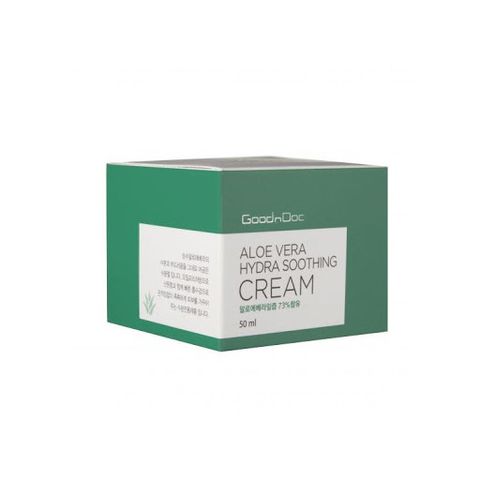 Kem Dưỡng Ẩm Trắng Sáng GoodnDoc Aloe Vera Hydra Soothing Cream - Kem Chống Lão Hóa, Tái Tạo Da, 50ml Hàn Quốc