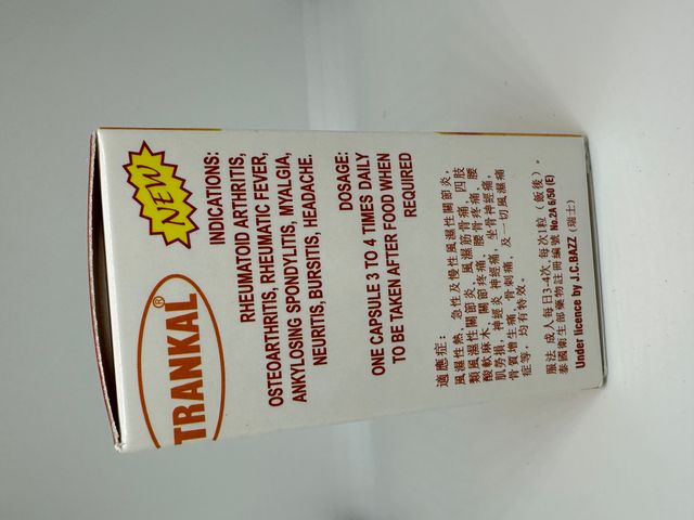 Viên uống hỗ trợ xương khớp Trankal Glucosamine - Giảm đau thấp khớp, viêm khớp, tăng cường sức khỏe xương khớp từ Thái Lan