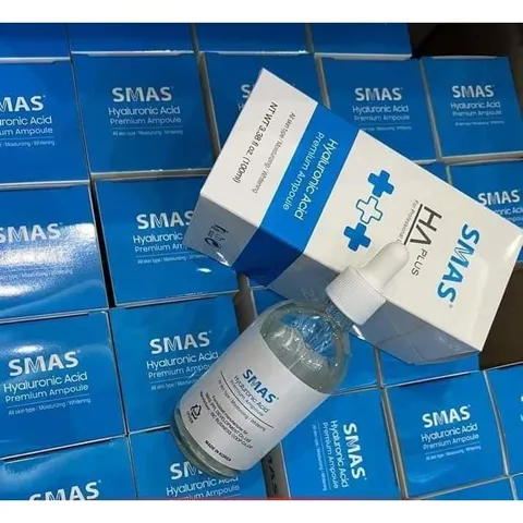 Tinh Chất Serum SMAS HA Plus 100ml - Hyaluronic Acid Premium Dưỡng Ẩm, Làm Trắng Sáng Da, Cấp Nước Cho Da Khỏe Mạnh, Rạng Rỡ