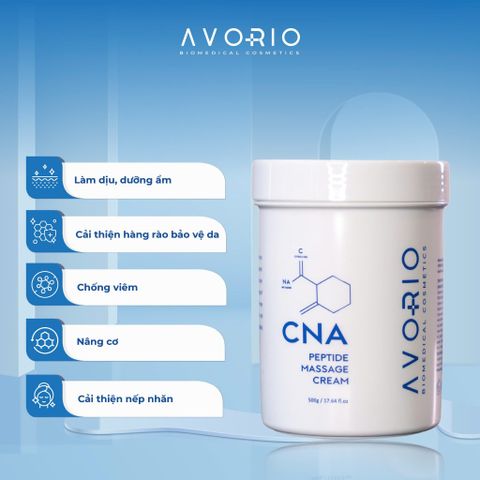 Kem Massage Avorio CNA Peptide - Kem chăm sóc da tăng sinh tế bào, collagen, giảm nếp nhăn, làm dịu da, cho làn da tươi trẻ