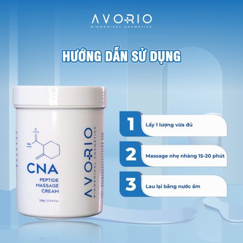 Kem Massage Avorio CNA Peptide - Kem chăm sóc da tăng sinh tế bào, collagen, giảm nếp nhăn, làm dịu da, cho làn da tươi trẻ