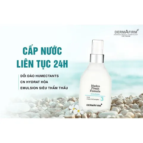 Sữa Dưỡng Da Mặt Dermafirm Hydro Fresh Formula - Tinh Chất Cấp Nước và Dưỡng Ẩm Cho Da Khô, Hàn Quốc