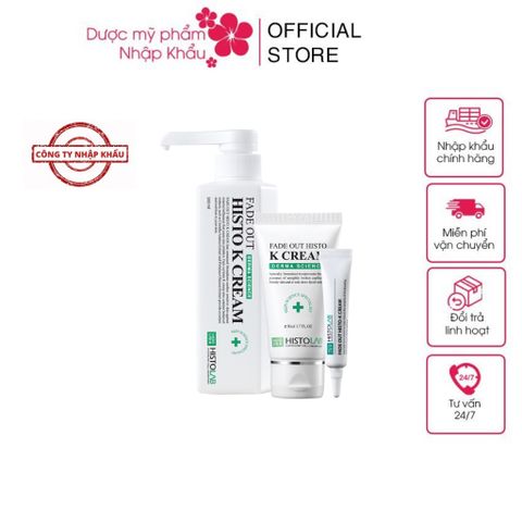 Kem Dưỡng Tái Tạo Da Histolab Fade Out Histo K Cream - Giảm Vết Đỏ Bầm, Cải Thiện Đốm Nâu, Dành Cho Mọi Loại Da, Hàng Nhập Khẩu 50ml