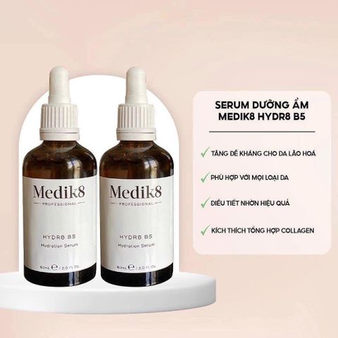 Medik8 Hydr8 B5 Hydration Serum Tinh chất Serum cấp ẩm, phục hồi da dưỡng ẩm cấp nước 60ml