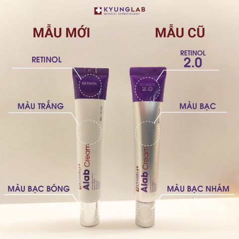 Kem Dưỡng Retinol Kyung Lab Alab Cream 30ml - Chống Lão Hóa, Giảm Nhờn, Ngăn Ngừa Mụn, Se Khít Lỗ Chân Lông, Da Sáng Mịn