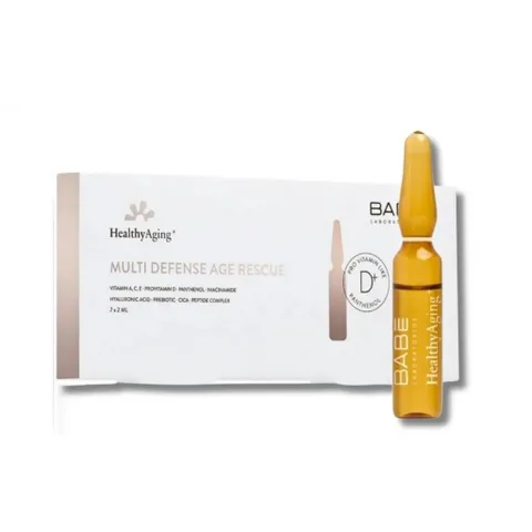 Huyết Thanh BABE HealthyAging Multi Defense Age Rescue Ampoules Tái Tạo Trẻ Hóa Da Chống Lão Hóa