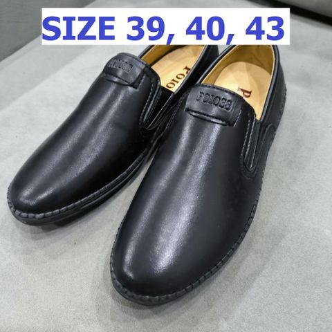 Giày Lười Nam Boss Da PU Chất Lượng, Kiểu Dáng Classic Dễ Phối, Thoải Mái Đi Học, Đi Làm, Đi Chơi