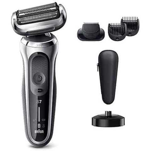 Máy Cạo Râu Braun Series 7 7027s - Chống Nước, Công Nghệ AI Thông Minh, Sản Xuất Tại Đức, Bảo Hành 2 Năm