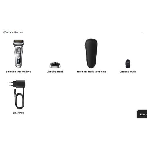 Máy cạo râu Braun Series 9 9330S Wet & Dry | Made in Germany