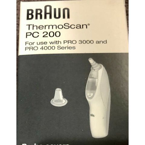 Đầu màng bọc nhiệt kế điện tử Braun Series 3000, 4000, ThermoScan 3 - Bộ 20 cái thay thế chính hãng cho thiết bị chăm sóc sức khỏe