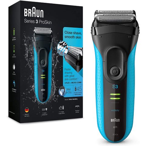 Máy cạo râu Braun Series 3 3040s ProSkin Wet & Dry, Braun 3040s cạo khô và ướt 289801