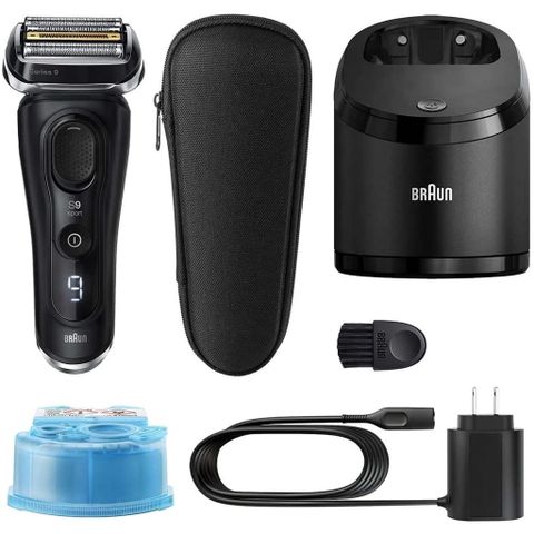 Máy cạo râu điện Braun Series 9 9310CC Black - Công nghệ cạo tiên tiến, sản xuất tại Đức, quà tặng hoàn hảo cho nam giới