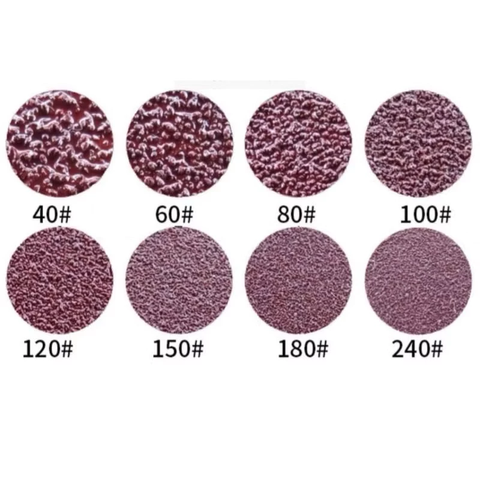 Giấy Nhám Tròn 100mm - Độ Mịn 40 đến 600, Phù Hợp Cho Xây Dựng, DIY, Sửa Chữa Kim Loại và Gỗ