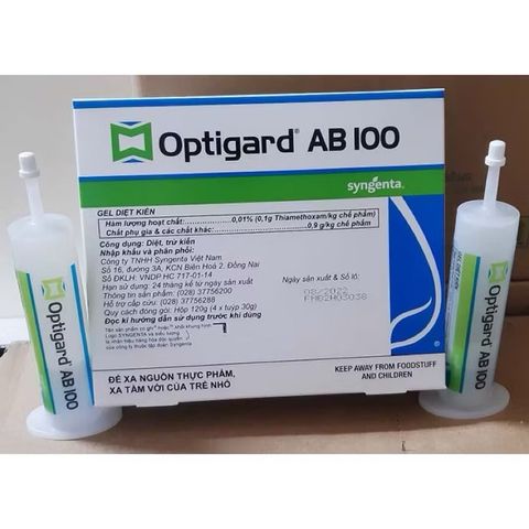 Gel diệt kiến OPTIGARD AB100 tuýp 30G - Nhập khẩu Thuỵ Sỹ