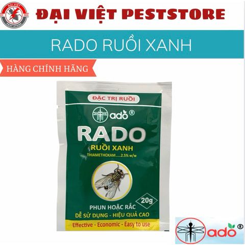 RADO Ruồi Xanh - Bả đặc trị ruồi hiệu quả