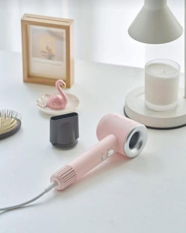 Máy Sấy Tóc 2LOCK KOREA 1800W - Động Cơ Không Chổi Than, Công Nghệ Không Khí, Bảo Vệ Tóc Khỏe Mượt, 4 Chế Độ Nhiệt