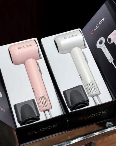 Máy Sấy Tóc 2LOCK KOREA 1800W - Động Cơ Không Chổi Than, Công Nghệ Không Khí, Bảo Vệ Tóc Khỏe Mượt, 4 Chế Độ Nhiệt