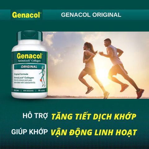 Collagen GENACOL Original L/90v - Hỗ trợ tái tạo sụn khớp, duy trì sức khỏe xương khớp, giúp linh hoạt vận động hàng ngày