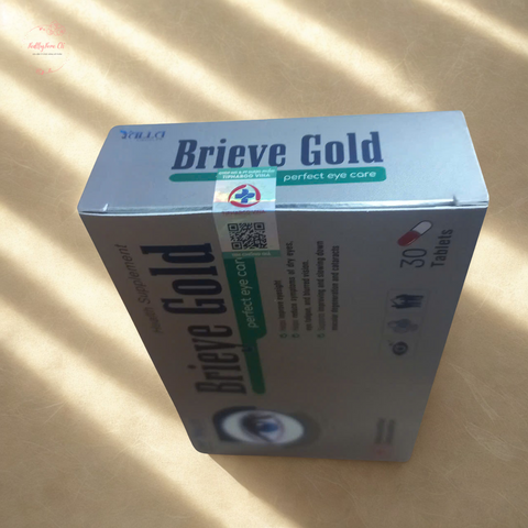 Brieye Gold - Viên Uống Hỗ Trợ Cải Thiện Thị Lực, Giảm Mỏi Mắt, Bảo Vệ Đôi Mắt Khỏe Mạnh - Thích Hợp Cho Người Dùng Thiết Bị Điện Tử