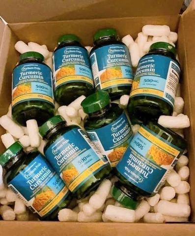 Viên Nghệ Turmeric Curcumin 500mg Puritan's Pride 180 viên