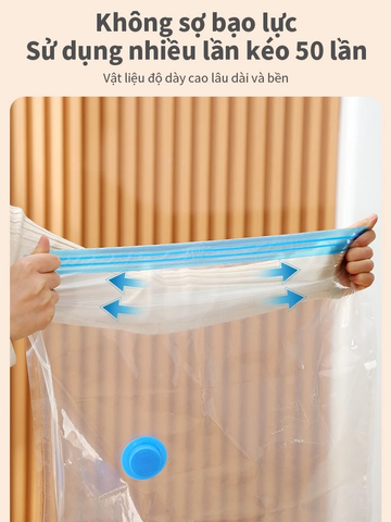 Túi Hút Chân Không Siêu Dày Trong Suốt - Giải Pháp Lưu Trữ Quần Áo, Chăn Màn Tiện Lợi & Bền Bỉ cho Mọi Gia Đình