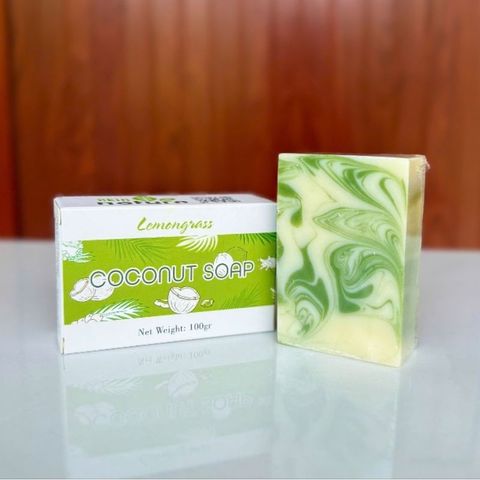 Xà Bông Dừa Escoco - Xà Bông Thiên Nhiên Dưỡng Ẩm, Kháng Khuẩn Cho Da Nhạy Cảm, Hương Thơm Tươi Mát, Sản Phẩm Thân Thiện Với Môi Trường