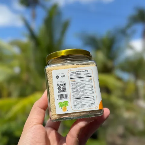 Đường hoa dừa hữu cơ Sokfarm 160g dành cho bé - Đường tự nhiên an toàn, ngọt thanh, thích hợp cho món ăn và thức uống cho trẻ em