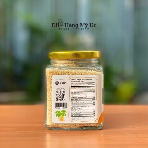 Đường hoa dừa hữu cơ Sokfarm 160g dành cho bé - Đường tự nhiên an toàn, ngọt thanh, thích hợp cho món ăn và thức uống cho trẻ em