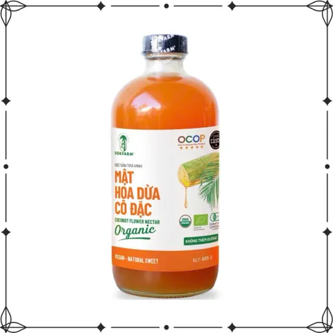 Mật hoa dừa cô đặc organic Sokfarm 685g - Coconut flowers nectar - dii.