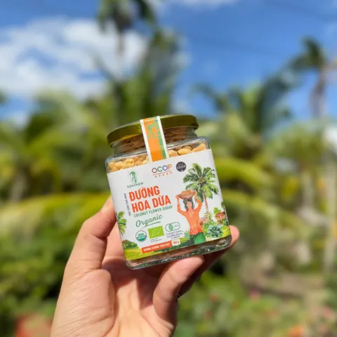 Đường Hoa Dừa Organic Sokfarm 150g - Đường Tự Nhiên Nguồn Gốc Từ Hoa Dừa, Thay Thế Đường Tinh Luyện, Thích Hợp Cho Món Ăn Healthy