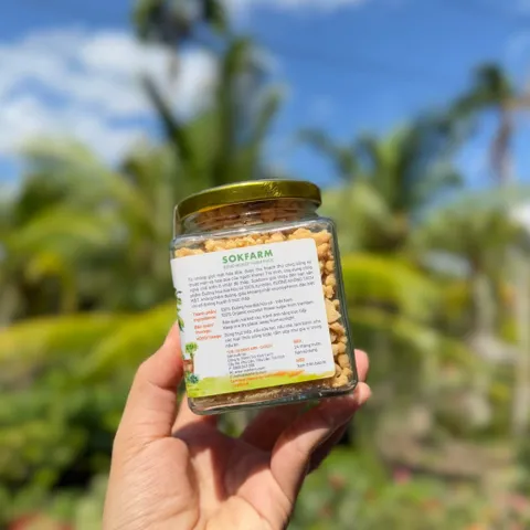 Đường Hoa Dừa Organic Sokfarm 150g - Đường Tự Nhiên Nguồn Gốc Từ Hoa Dừa, Thay Thế Đường Tinh Luyện, Thích Hợp Cho Món Ăn Healthy