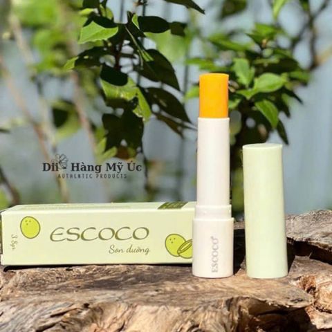 Son Dưỡng Gấc Escoco - Son Dưỡng Môi Thiên Nhiên Chống Nắng, Dưỡng Ẩm, Ngăn Ngừa Nếp Nhăn - Sản Phẩm Việt Nam