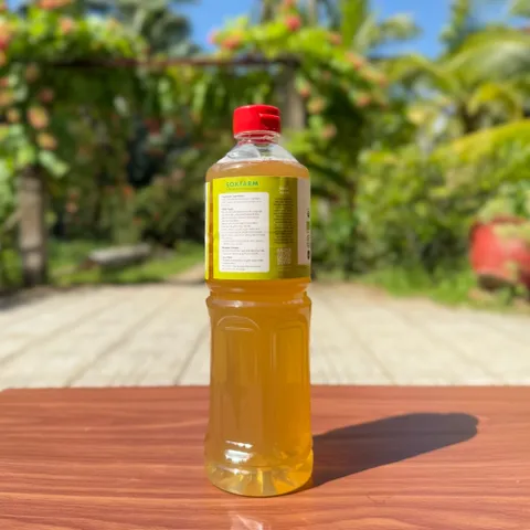 Giấm Mật Hoa Dừa Organic Sokfarm 1 Lít - Giấm Tự Nhiên Hữu Cơ, Tăng Cường Miễn Dịch, Hỗ Trợ Tim Mạch, An Toàn Xuất Khẩu