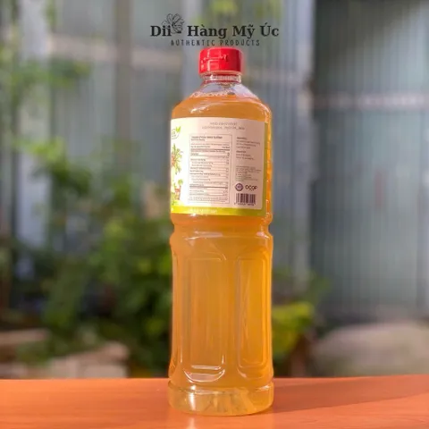 Giấm Mật Hoa Dừa Organic Sokfarm 1 Lít - Giấm Tự Nhiên Hữu Cơ, Tăng Cường Miễn Dịch, Hỗ Trợ Tim Mạch, An Toàn Xuất Khẩu