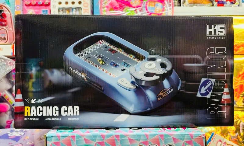 Đồ Chơi Mô Phỏng Đường Đua Xe Ô Tô 662-6 - Có Màn Hình Chuyển Động và Điều Khiển Vô Lăng - Đồ Chơi Giáo Dục cho Trẻ Em