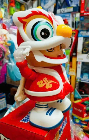 Đồ Chơi Búp Bê Múa Lân Sư Tử 199-1B - Chạy Bằng Pin Có Đèn Và Nhạc, Đồ Chơi Trung Thu Cho Trẻ Em, Thúc Đẩy Sáng Tạo