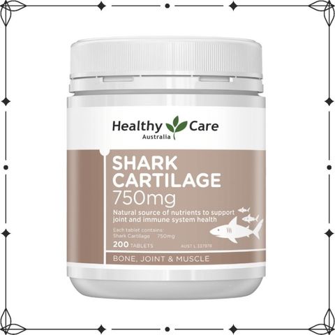 Sụn Vi Cá Healthy Care Shark Cartilage 750mg của Úc 200 viên - DiiHangMyUc. 290192