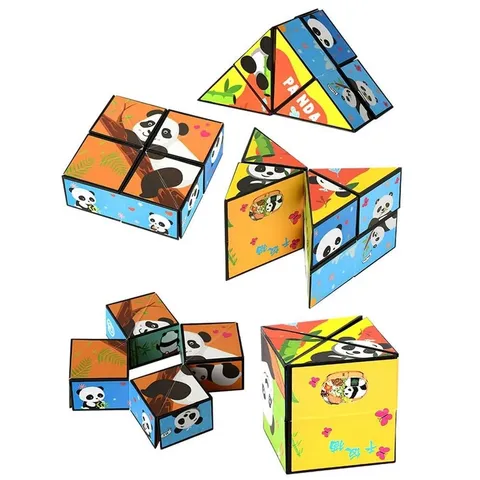 Đồ Chơi Khối Xoay Ma Thuật Biến Hình 3D - Xếp Hình Sáng Tạo Thông Minh Giúp Bé Phát Triển Tư Duy, Sáng Tạo, Quà TặngÝ Nghĩa